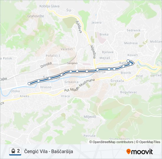 2 light rail Line Map