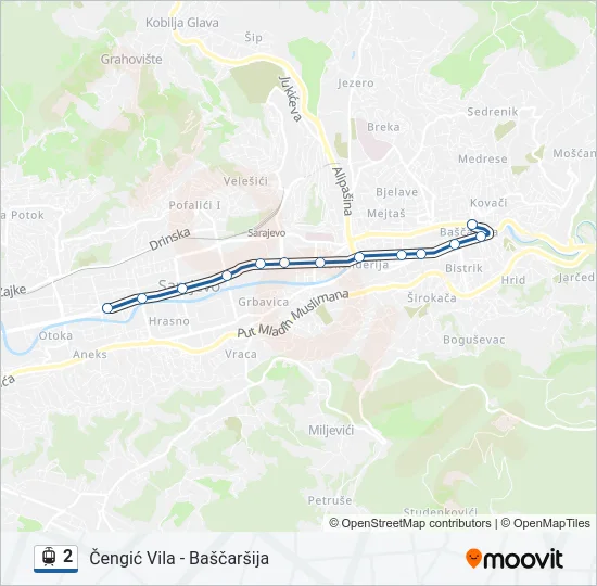 2 Light Rail Line Map