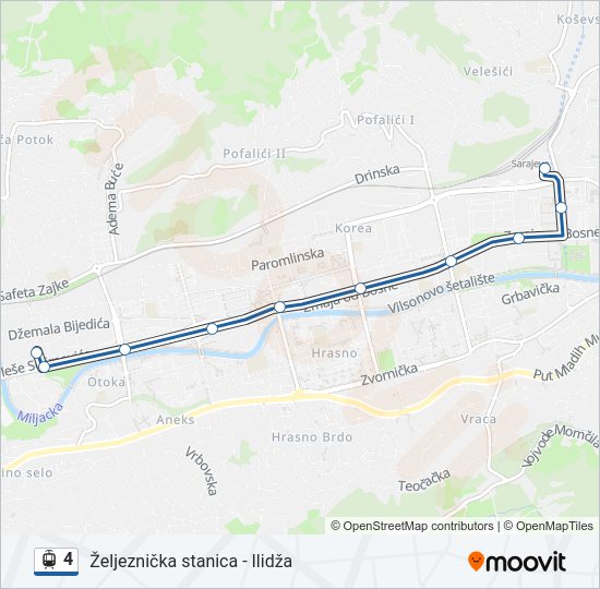 4 Light Rail Line Map