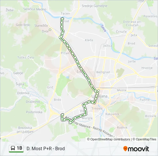 1B  Line Map