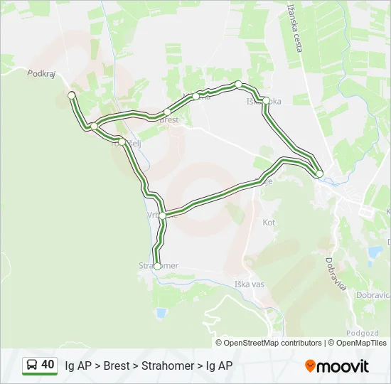40  Line Map