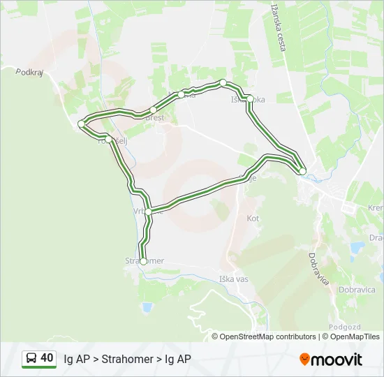 40  Line Map