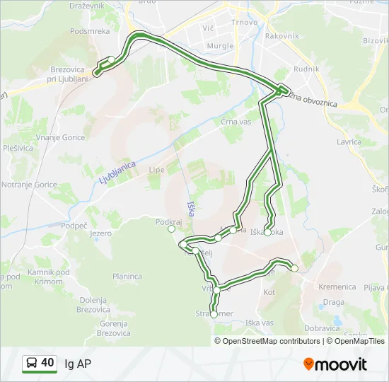 40  Line Map