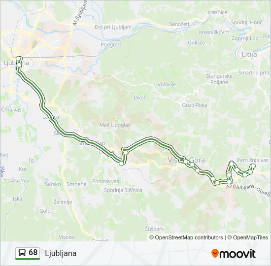 68  Line Map