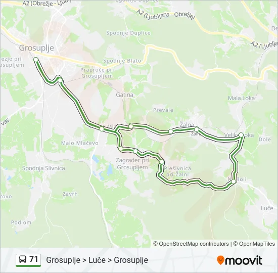71  Line Map