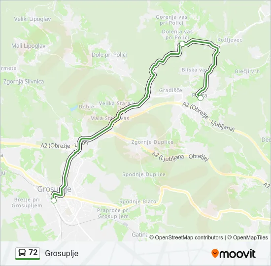 72  Line Map
