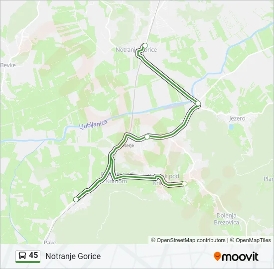 45  Line Map