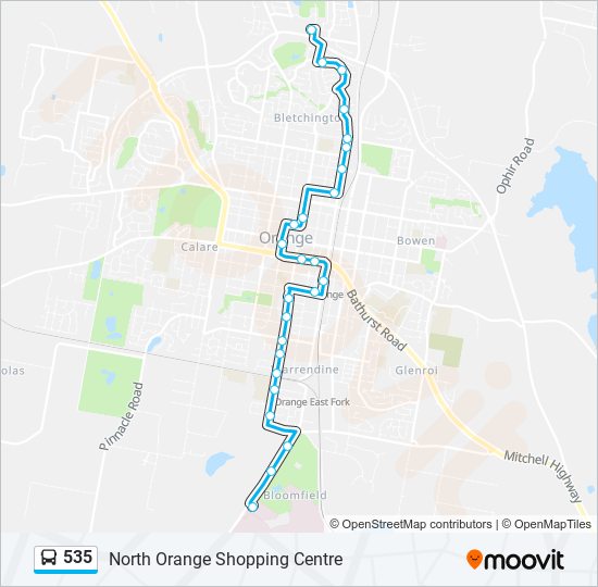 535-route-schedules-stops-maps-north-orange-shopping-centre-updated