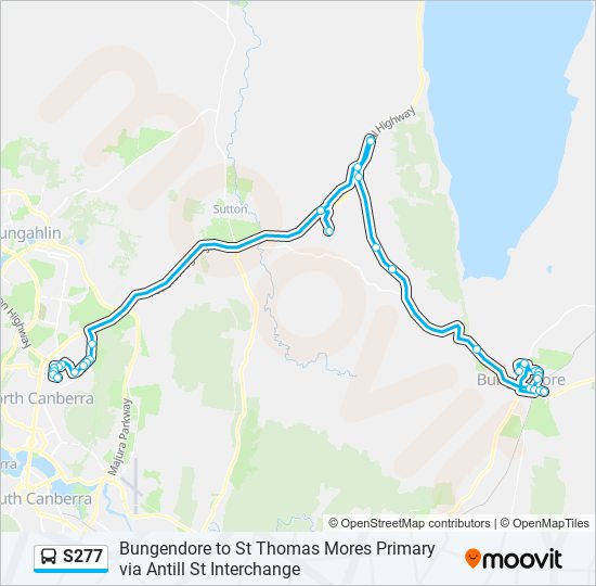 s277 Route Schedules, Stops & Maps Bungendore (Updated)