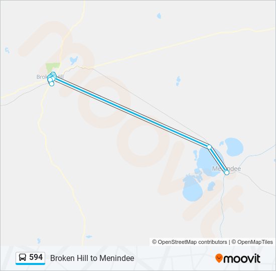 594 Route: Schedules, Stops & Maps - Menindee (Updated)