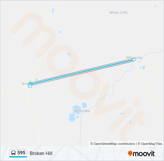 595 bus Line Map