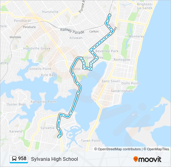 958 Route Schedules, Stops & Maps Sylvania High School (Updated)