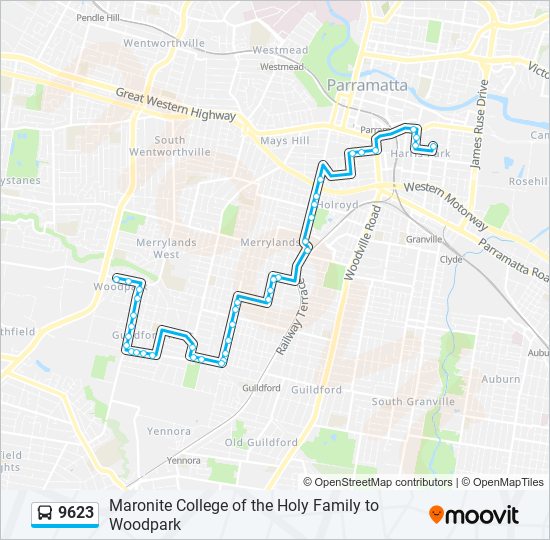 9623 Route Schedules, Stops & Maps Woodpark Rd after Warren Rd (Updated)
