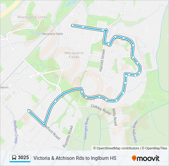 3025 Route Schedules, Stops & Maps Ingleburn HS (Updated)