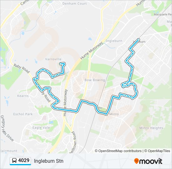 4029 Route Schedules, Stops & Maps Ingleburn Stn (Updated)