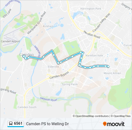 6561 Route Schedules, Stops & Maps Welling Dr after The Cascades