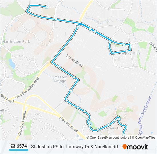 6574 Route Schedules Stops And Maps Glenfield Dr Opp Elizabeth Throsby Reser Updated 7696