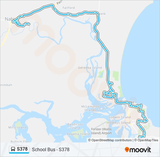 S378 bus Line Map