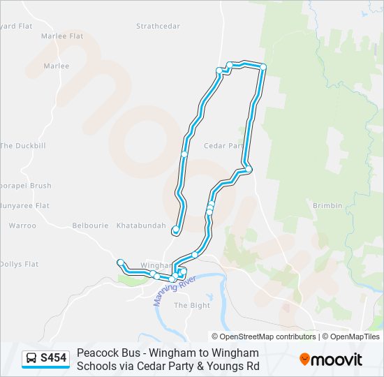 s454-route-schedules-stops-maps-school-bus-s454-updated