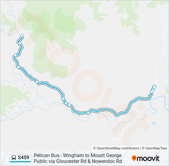 S459 bus Line Map