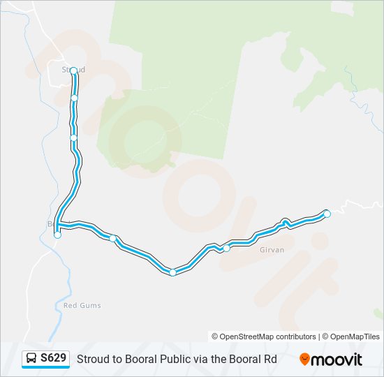 s629 Route Schedules, Stops & Maps Booral PS (Updated)