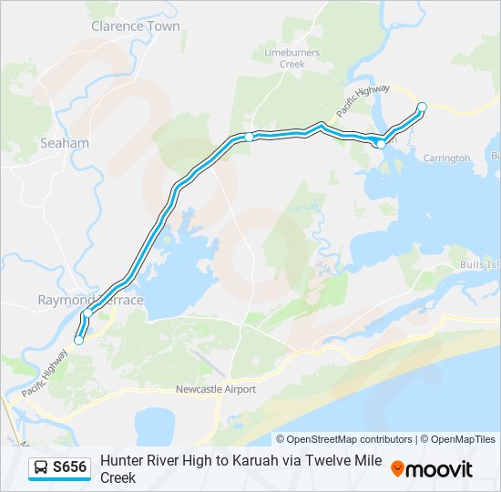 s656 Route Schedules, Stops & Maps Karuah (Updated)
