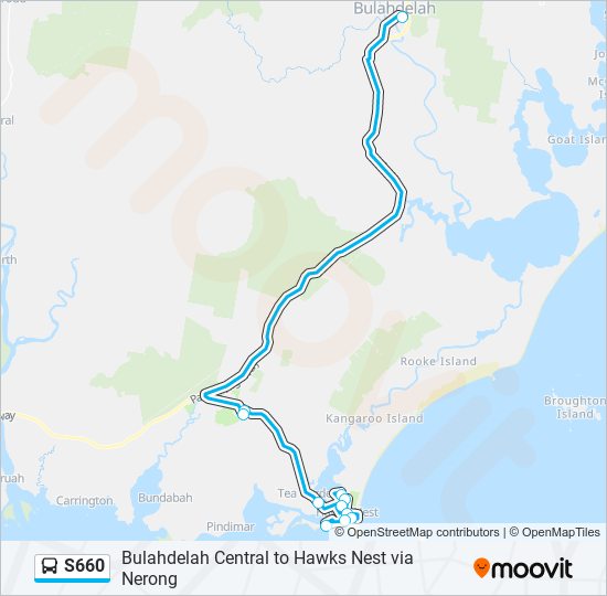 S660 bus Line Map