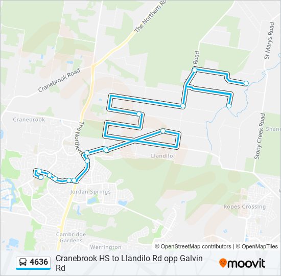 4636 Route: Schedules, Stops & Maps - Berkshire Park (Updated)