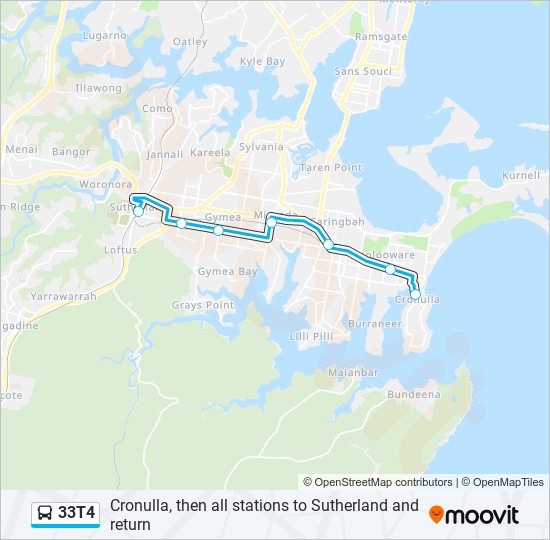 33T4  Line Map