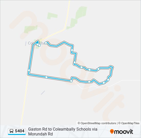 s404 Route Schedules, Stops & Maps Coleambally Schools (Updated)