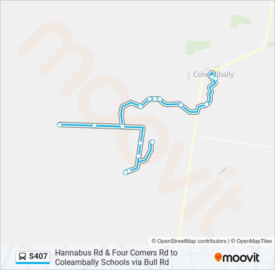 s407 Route Schedules, Stops & Maps Coleambally Schools (Updated)