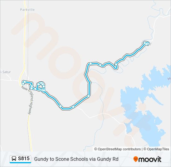 S815 bus Line Map