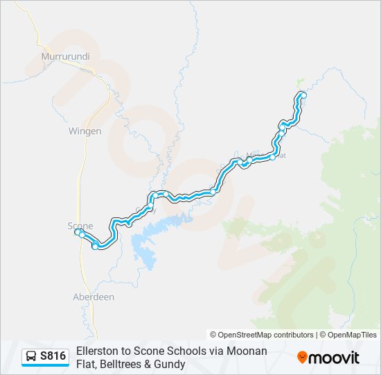 S816 bus Line Map
