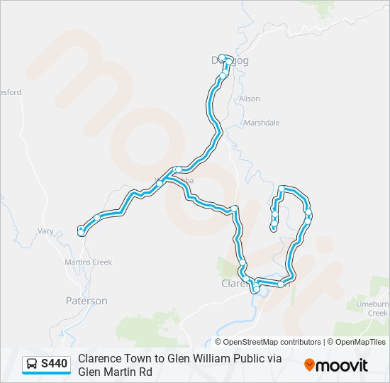 s440 Route: Schedules, Stops & Maps - Dungog (Updated)