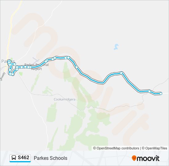 s462 Route: Schedules, Stops & Maps - Parkes Schools (Updated)