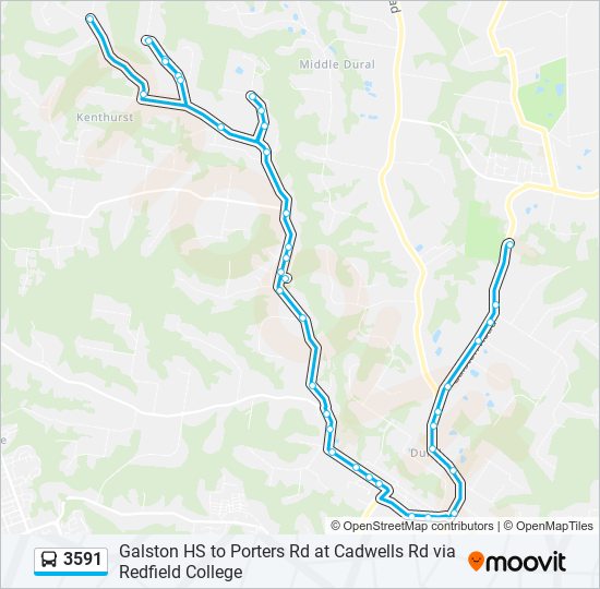 3591 Route Schedules, Stops & Maps Kenthurst (Updated)