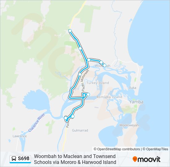 S698  Line Map