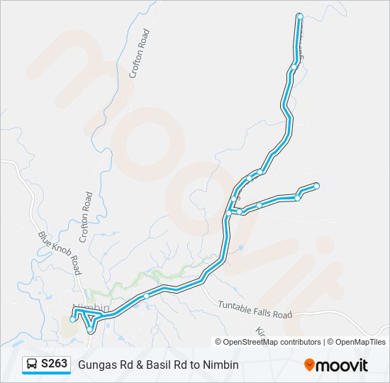 s263 Route: Schedules, Stops & Maps - Nimbin Central School (Updated)