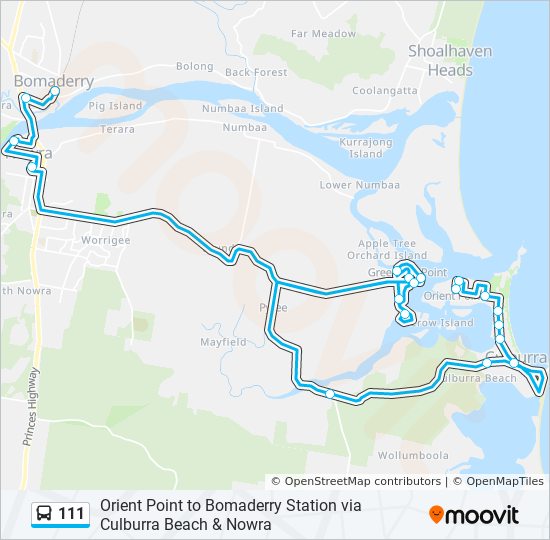 111 Route: Schedules, Stops & Maps - Orient Point