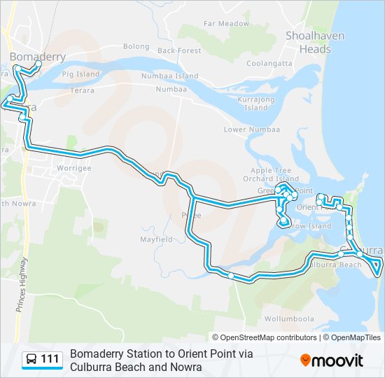 111 Route: Schedules, Stops & Maps - Orient Point (Updated)