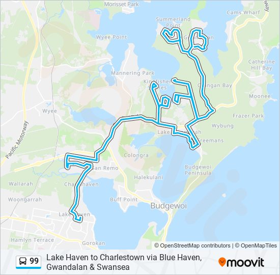 99 Route: Schedules, Stops & Maps - Gwandalan (Updated)