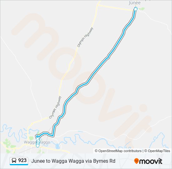 923 Route: Schedules, Stops & Maps - Junee (Updated)