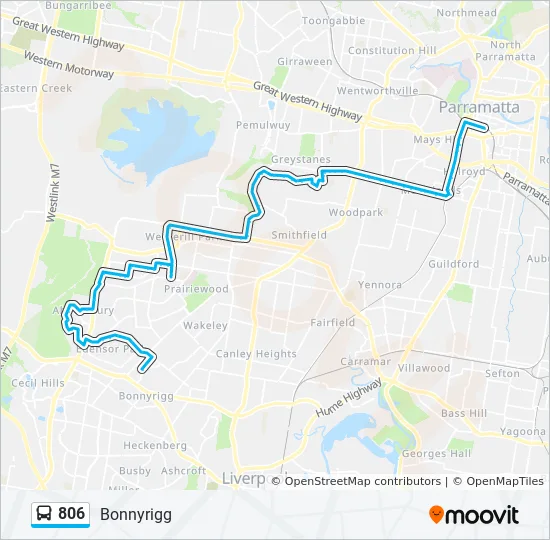 Bus 806 Route Map 806 Route: Schedules, Stops & Maps - Bonnyrigg (Updated)