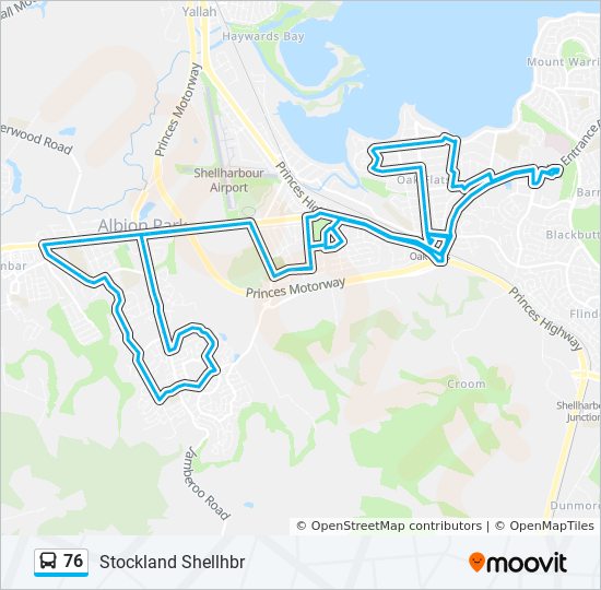 76 Route Schedules Stops Maps Stockland Shellhbr Updated