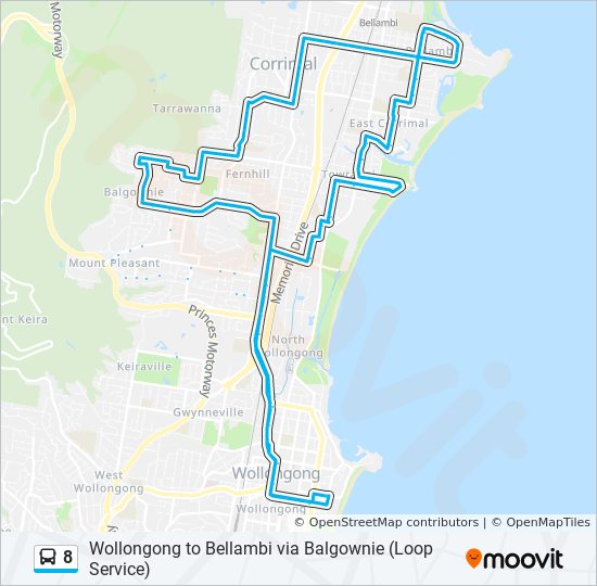 8 Route Schedules, Stops & Maps Wollongong (Updated)