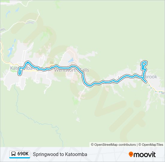 690K bus Line Map
