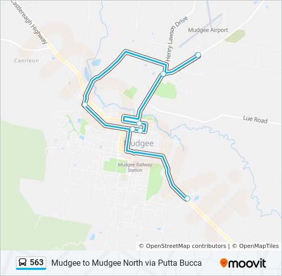 Sydney To Mudgee Map 563 Route: Schedules, Stops & Maps - Mudgee (Updated)