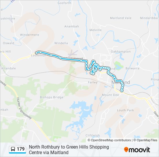 179 Route Schedules, Stops & Maps Lochinvar (Updated)