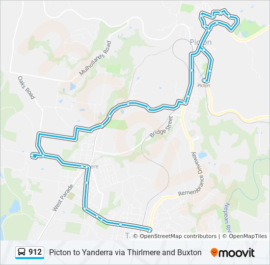 Bus 912 Route Map 912 Route: Schedules, Stops & Maps - Picton (Updated)