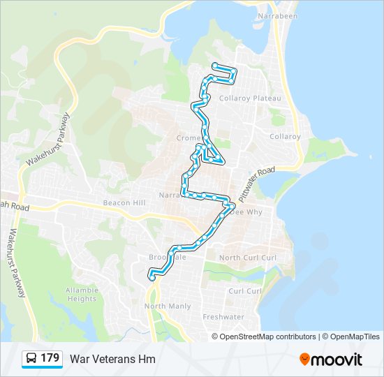 179 Route: Schedules, Stops & Maps - War Veterans Hm (Updated)